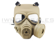 Airsoft Gas Mask Face Protection with Fan