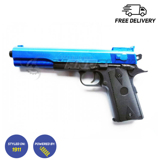 CCCP 1911 Spring Pistol BB Gun (Blue - 2123-A1) - Click Image to Close