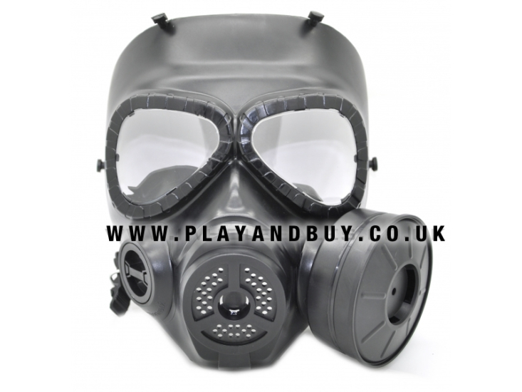 Airsoft Gas Mask Face Protection with Fan - Click Image to Close