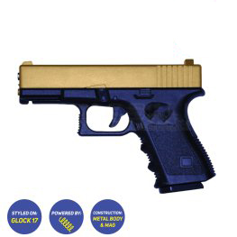 Gold G15 Metal BB Hand Gun Glock 19 Pistol