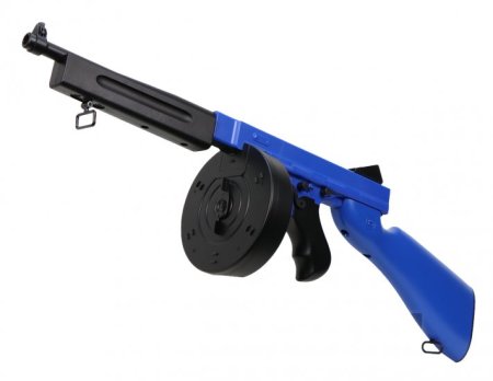 Well D98 Electric BB Rifle Tommy Gun with Drum Mag