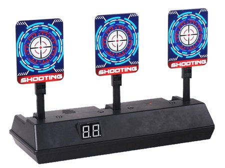 Shooting Game Automatic Reset Target Digital Display 3 Targets