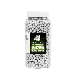 Bulldog Bio 2000 0.20g High Grade BB Pellets White Biodegradable