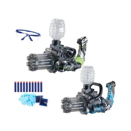 2 in 1 Gel Blaster and Dart Mini Gatling Toy Gun