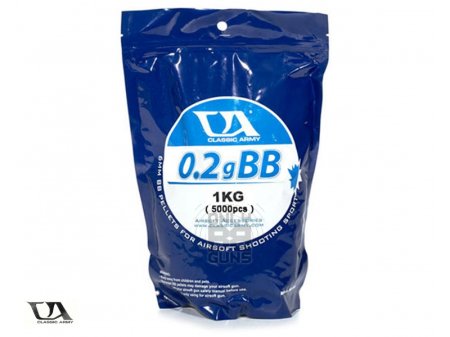 Classic Army 0.20g BB pellets 1 KG 5000 BB's