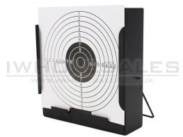 Airsoft BB Gun Metal Stand Target 15x15cm with target cards