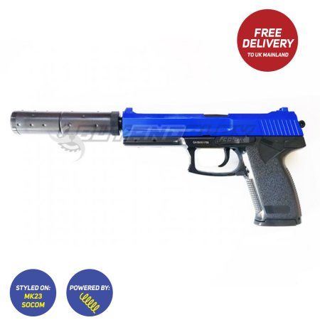 M23 MK23 SOCOM BB Gun Spring Pistol with Silencer M23 MK23 SOCOM BB Gun Spring Pistol with Silencer