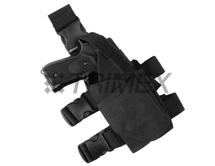 Universal Tactical Pistol Leg Holster Black - Click Image to Close