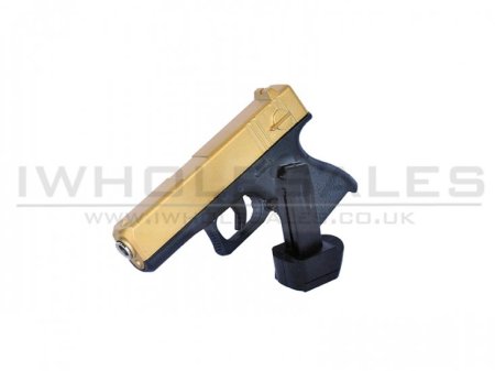 GOLD Galaxy G16 Metal BB Gun Spring Pistol S Mini Glock