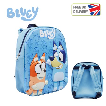 Bluey and Bingo Backpack Kids Boys Girls School Travel Bag
